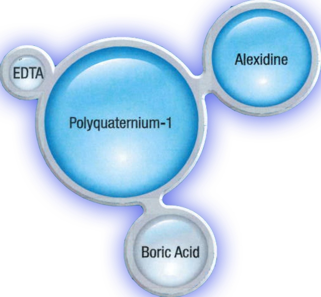 Komponente COMPLETE RevitaLens Multi-Purpose rastvora za sočiva