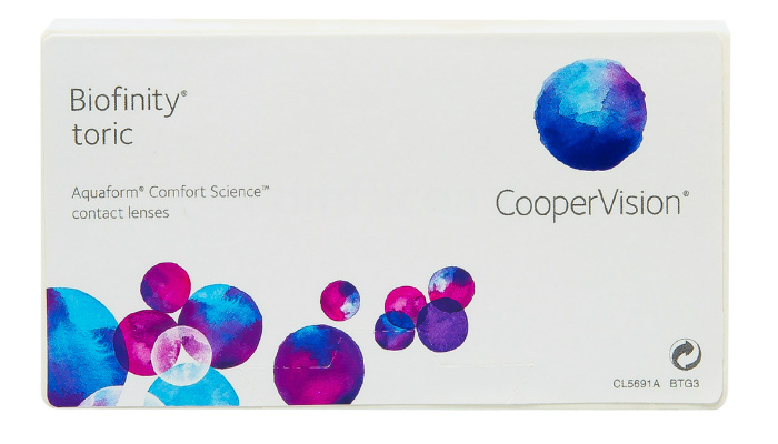 Cooper Vi sion Biofinity Toric torična mesečna sočiva